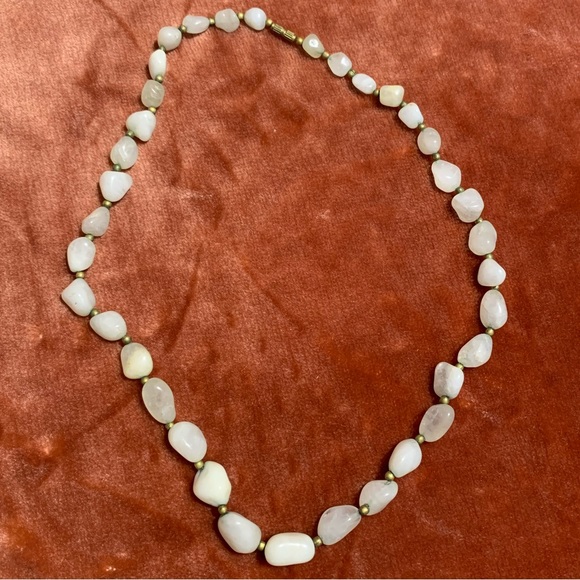 Vintage Quartz Beaded Necklace - Picture 2 of 6